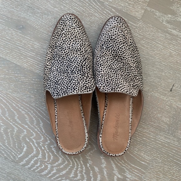 Madewell Frances Loafer Mule In Spotted Calf Hair - Picture 4 of 6